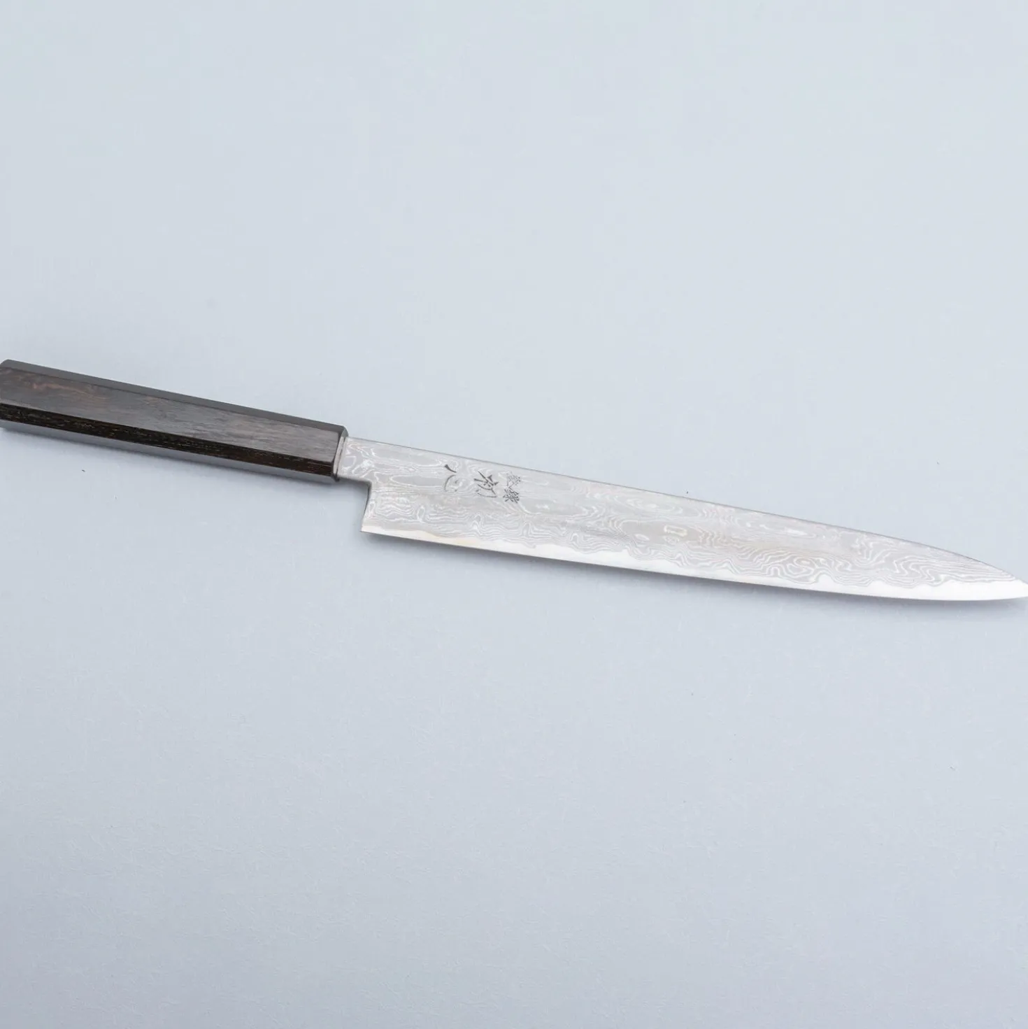 Nakagawa Satoshi Aogami Damast Ebony Sujihiki 27 cm