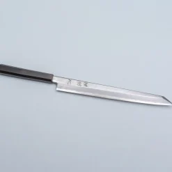 Nakagawa Satoshi Aogami Damast Ebony Kiritsuke Yanagiba 30 cm