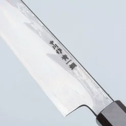 Nakagawa Satoshi Aogami Damast Ebony Kiritsuke Yanagiba 30 cm