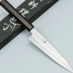Nakagawa Satoshi Aogami #1 Damast Ebony Petty 15 cm