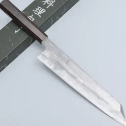 Nakagawa Satoshi Aogami Damast Ebony Kiritsuke 24 cm