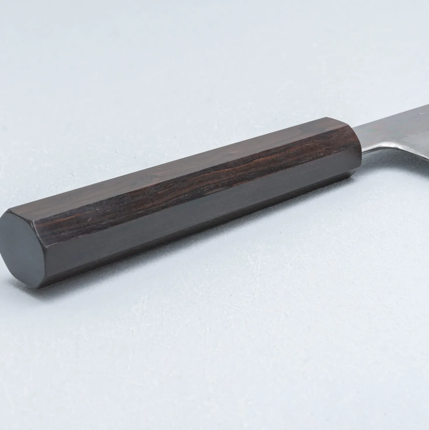 Nakagawa Satoshi Aogami Damast Ebony Kiritsuke 24 cm