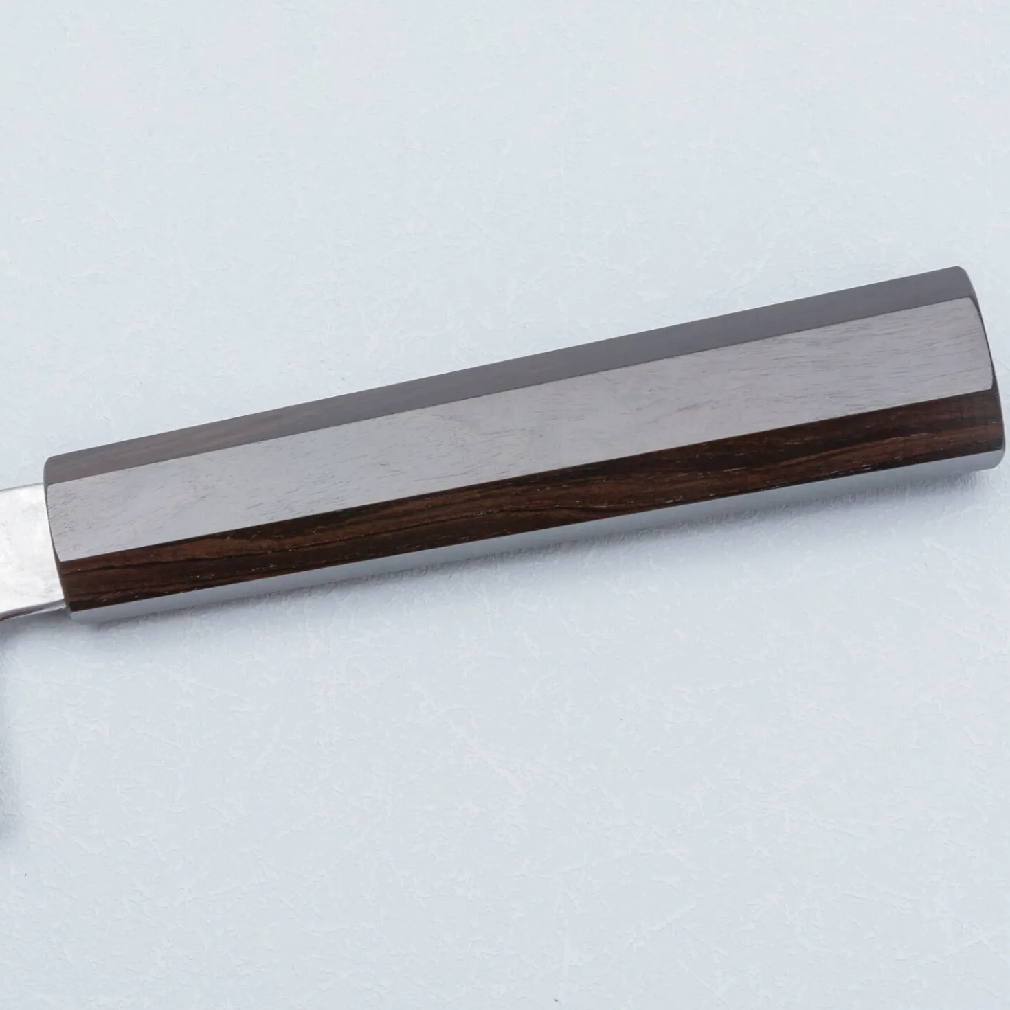 Nakagawa Satoshi Aogami Damast Ebony Kiritsuke 24 cm