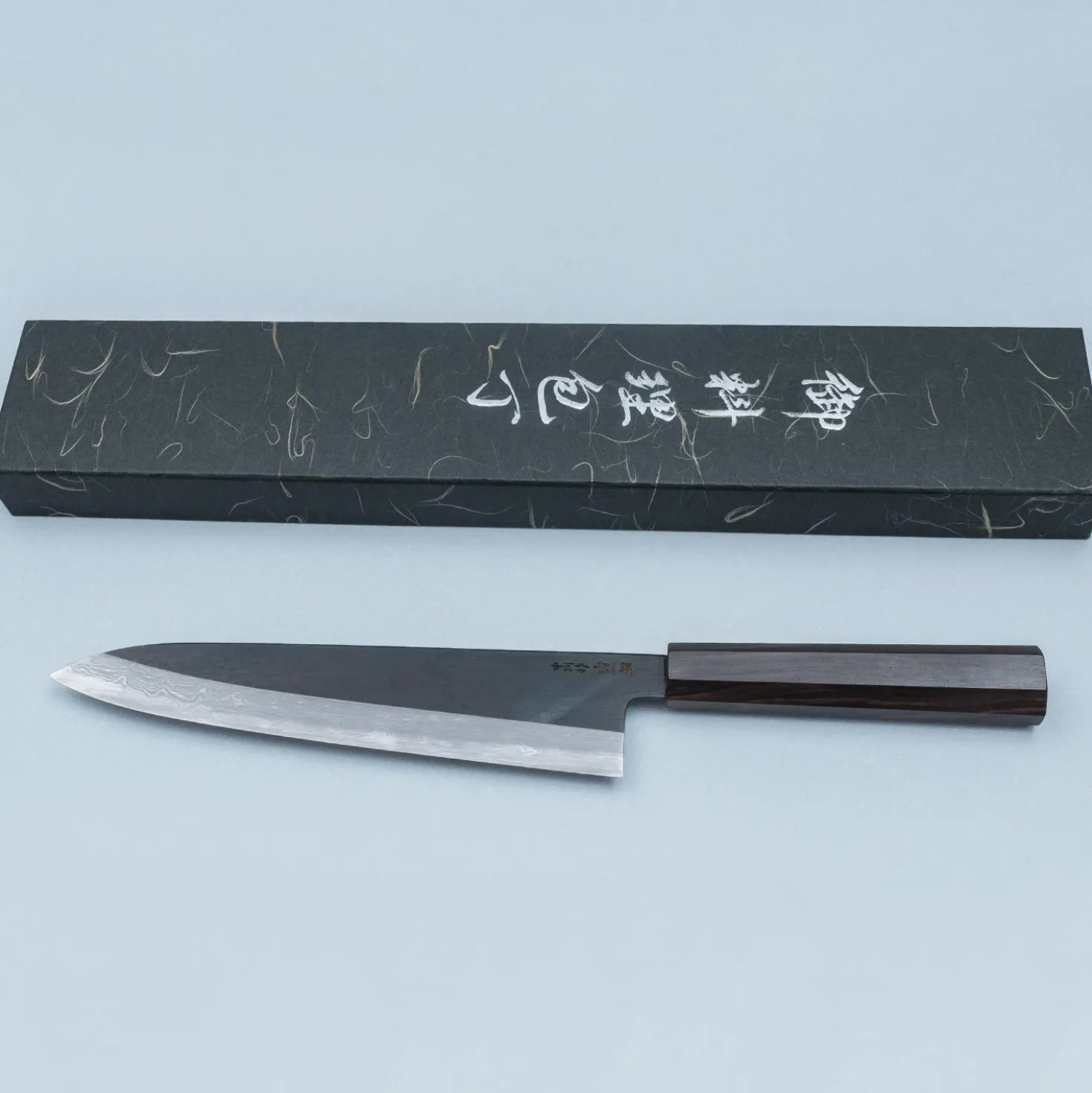 Nakagawa Satoshi Aogami #1 Damast Kurouchi Gyuto 24