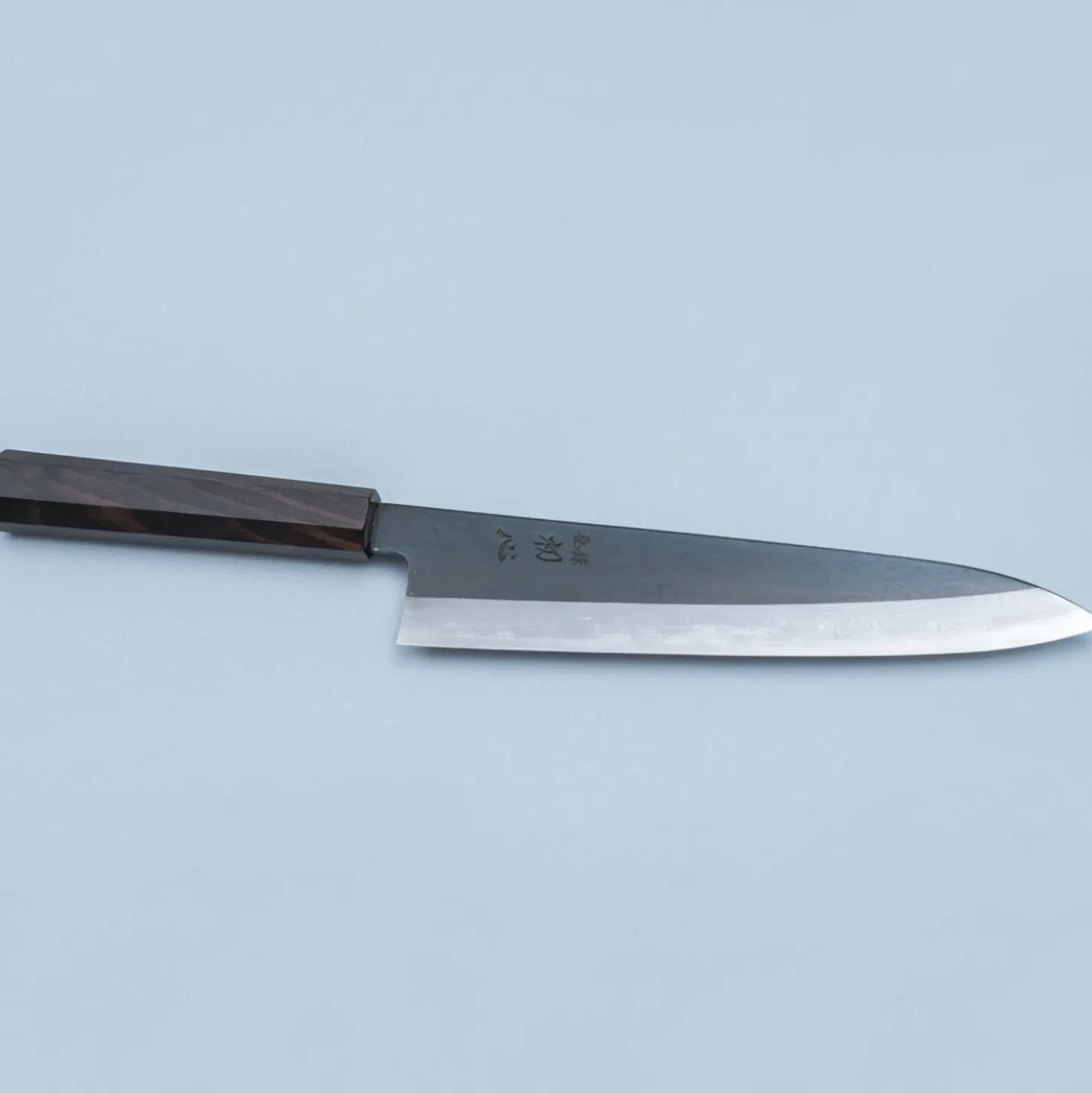 Nakagawa Satoshi Aogami #1 Damast Kurouchi Gyuto 24