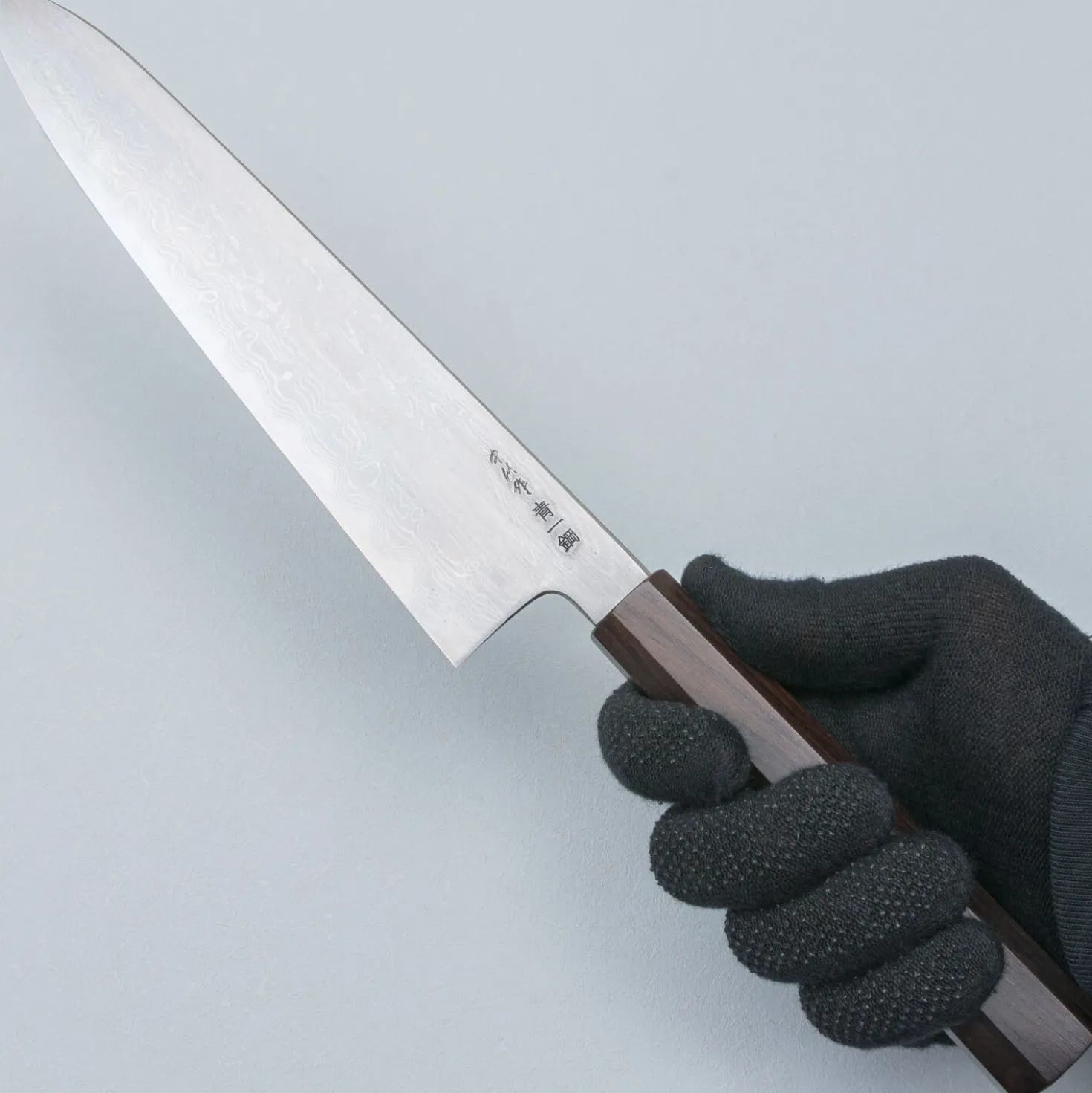 Nakagawa Satoshi Aogami #1 Damast Ebony Gyuto 24 cm
