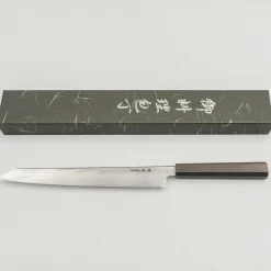 Nakagawa Satoshi Aogami Damast Kiritsuke Yanagiba 27 cm