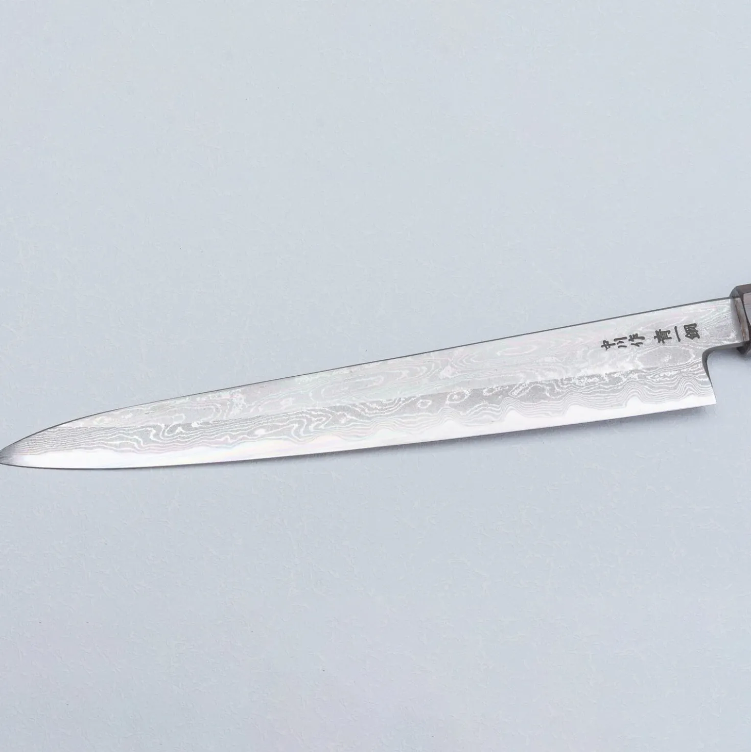 Nakagawa Satoshi Aogami Damast Ebony Sujihiki 24 cm