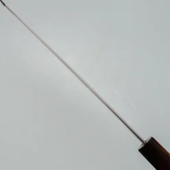 Nakagawa Satoshi Aogami Etched Damast Ebony Horn Kiritsuke 23 cm