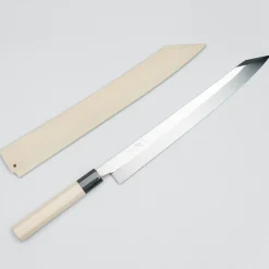 Nakagawa Satoshi Shiro #3 Honyaki Water Quenced Kiritsuke Yanagiba 30 cm