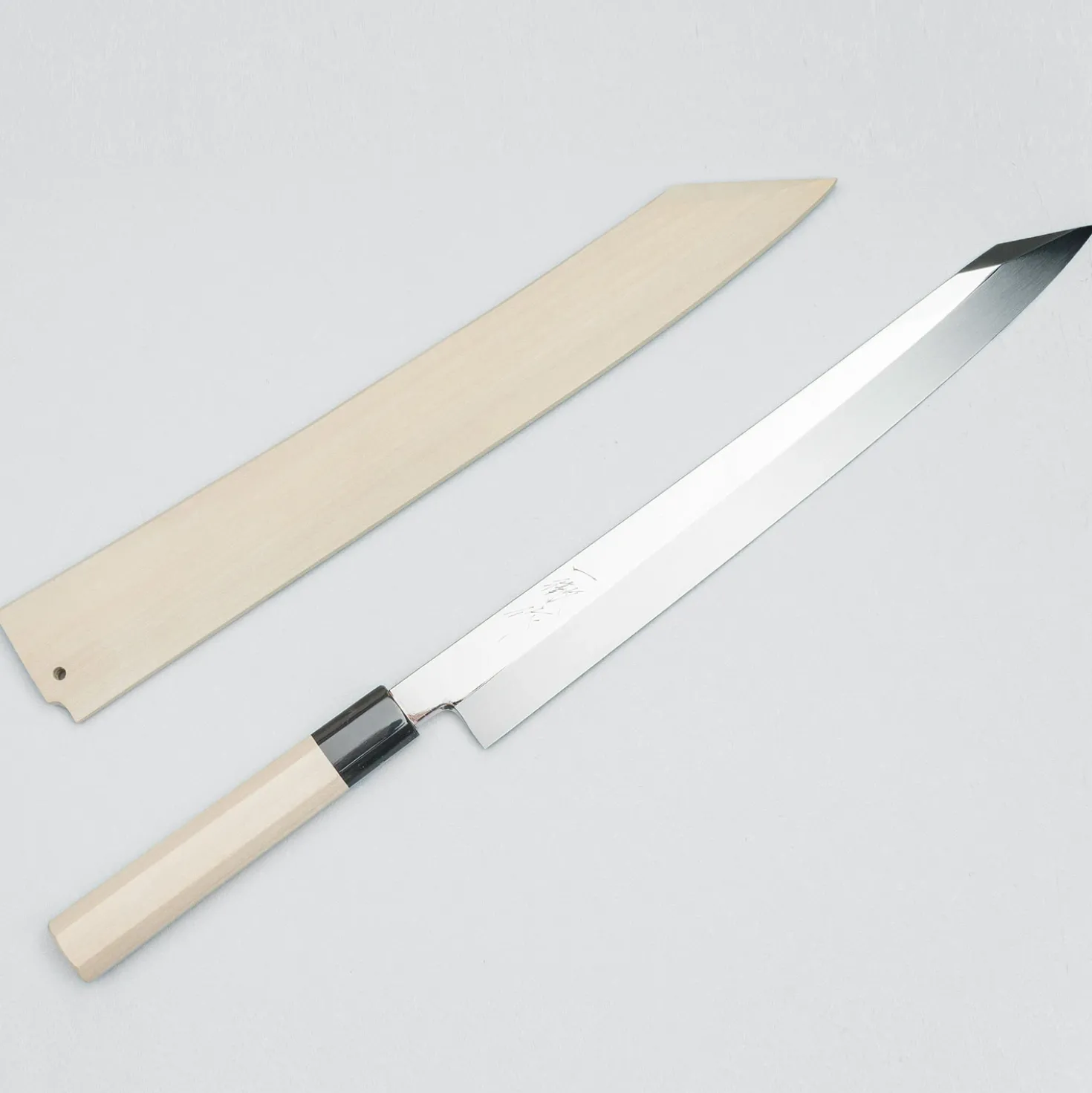 Nakagawa Satoshi Shiro #3 Honyaki Water Quenced Kiritsuke Yanagiba 30 cm