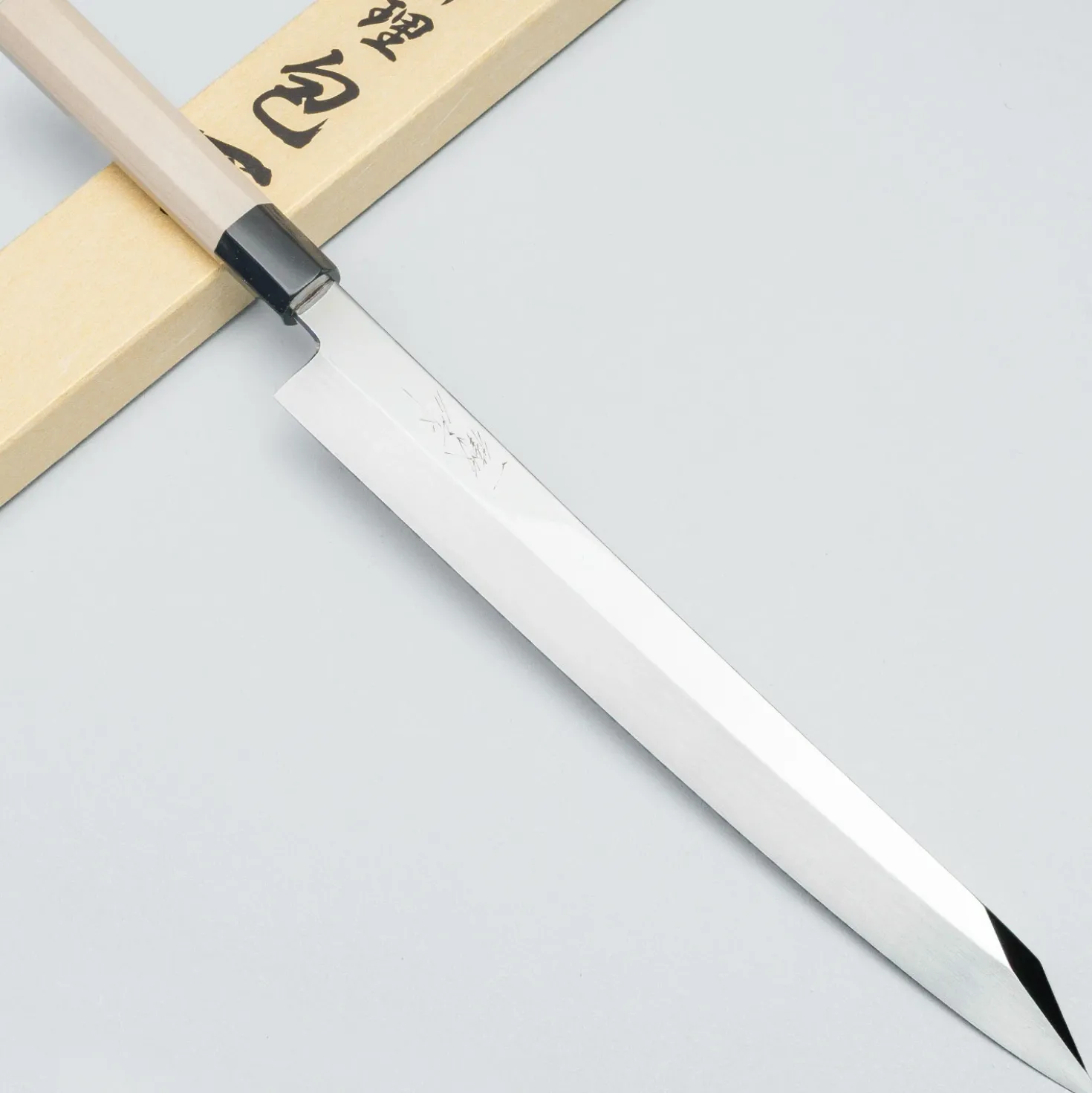 Nakagawa Satoshi Shiro #3 Honyaki Water Quenced Kiritsuke Yanagiba 30 cm