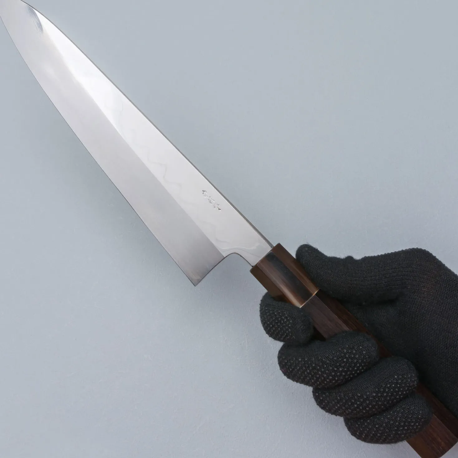 Nakagawa Satoshi Shiro #3 Oil Honyaki Mirror Finished Gyuto 240