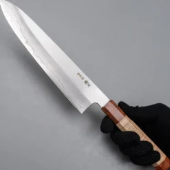 Nakagawa Satoshi Silver 3 Maplewood Orange Gyuto 21 cm