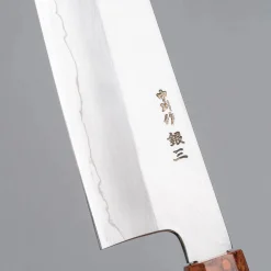 Nakagawa Satoshi Silver 3 Maplewood Orange Gyuto 21 cm