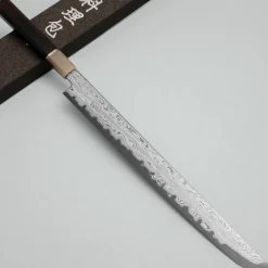 Nakagawa Satoshi x Myojin Aogami #1 Etched Sujihiki 33 cm
