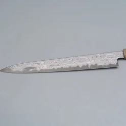 Nakagawa Satoshi x Myojin Aogami #1 Etched Sujihiki 27 cm
