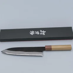 Naoki Mazaki Kurouchi Shirogami #2 Gyuto 21 cm
