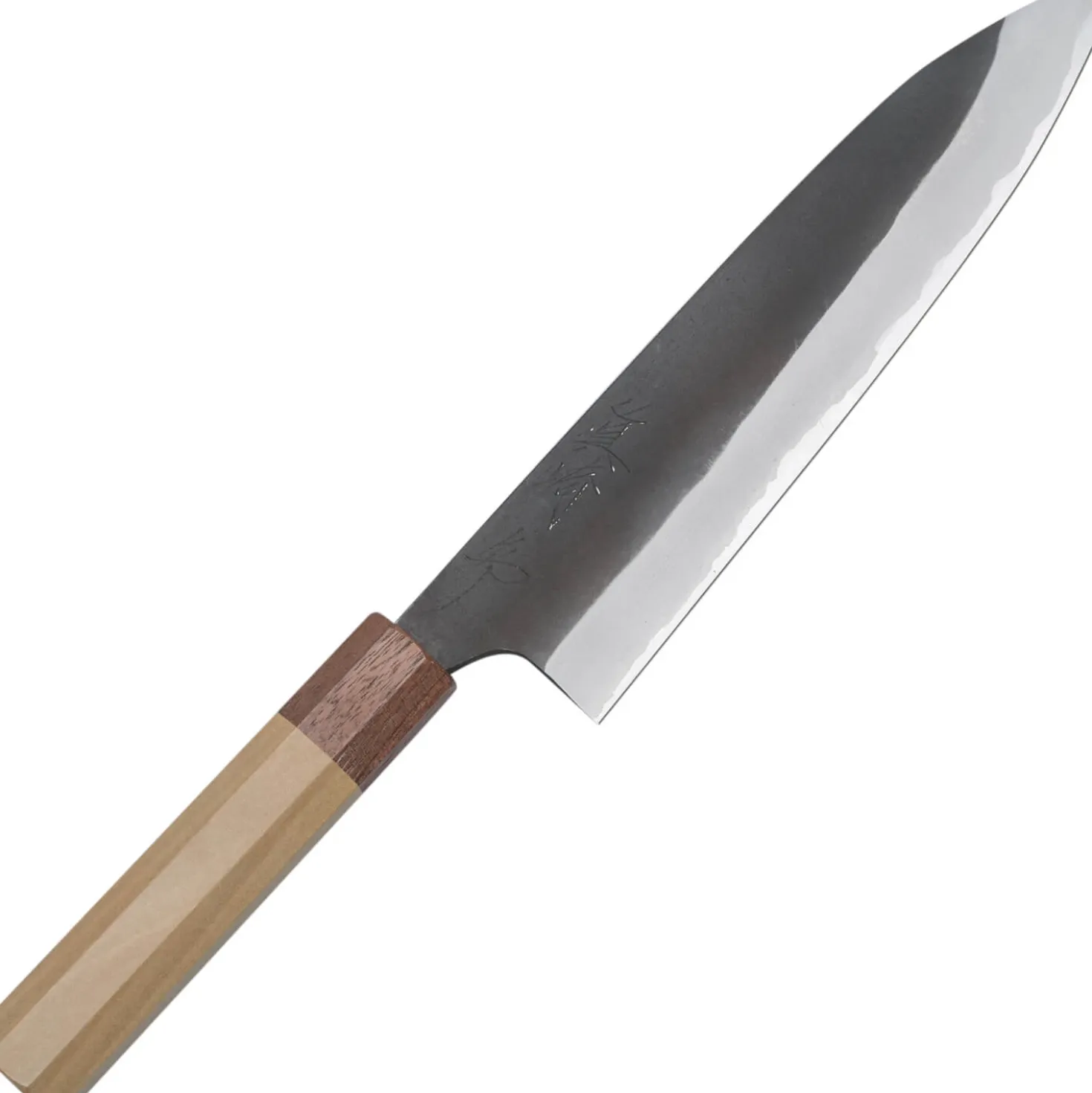 Naoki Mazaki Kurouchi Shirogami #2 Gyuto 21 cm
