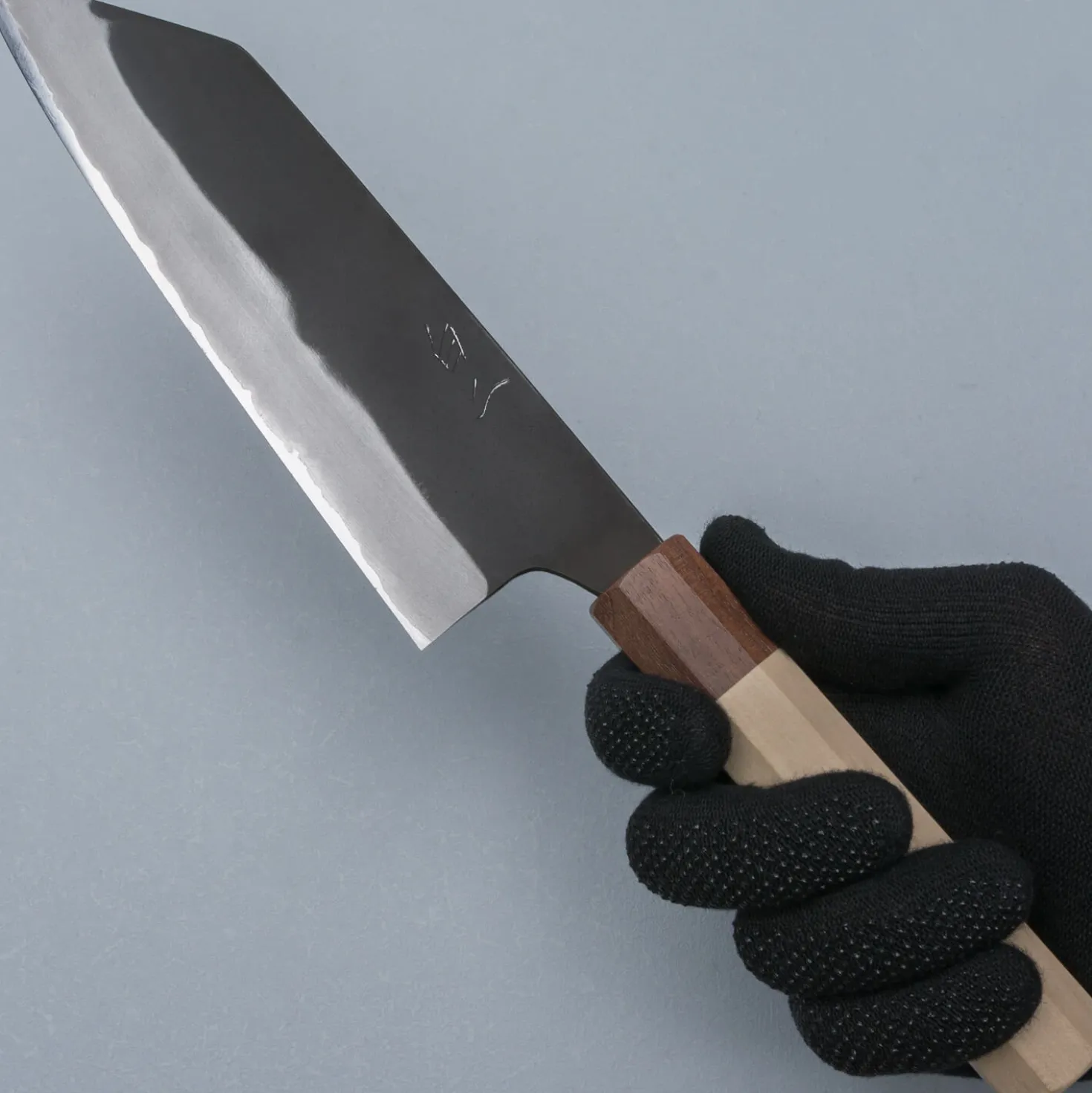 Naoki Mazaki Kurouchi Shirogami #2 Bunka 18 cm