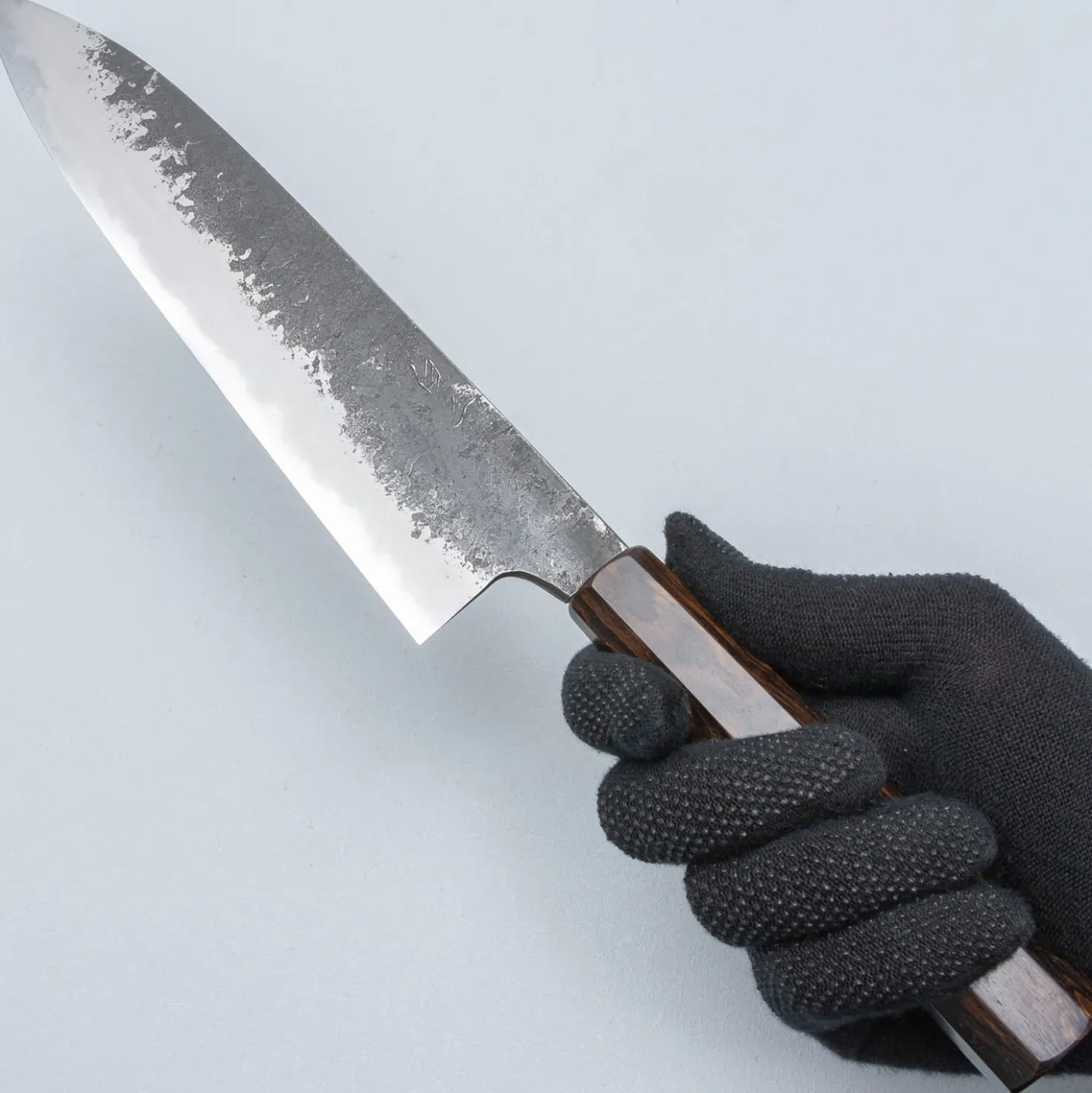 Naoki Mazaki Shirogami #2 Kurouchi Ebony Gyuto 24 cm