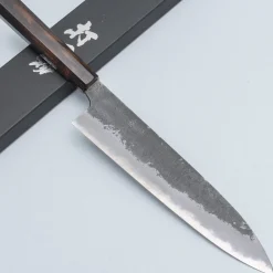 Naoki Mazaki Shirogami #2 Kurouchi Ebony Gyuto 24 cm