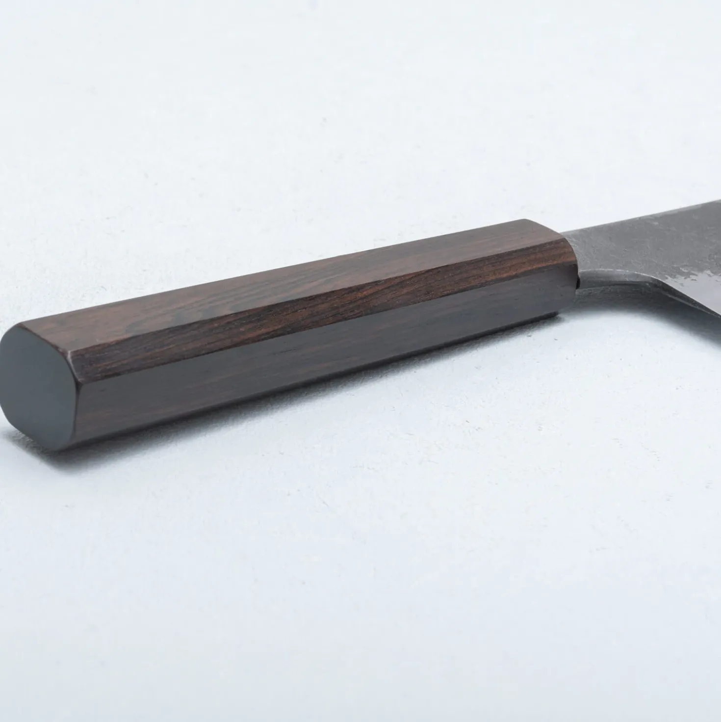 Naoki Mazaki Shirogami #2 Kurouchi Ebony Gyuto 21 cm