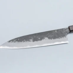 Naoki Mazaki Shirogami #2 Kurouchi Ebony Gyuto 21 cm