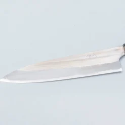 Naoki Mazaki Shirogami #2 Migaki Ebony Gyuto 24 cm