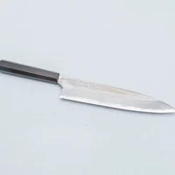 Naoki Mazaki Shirogami #2 Migaki Ebony Gyuto 24 cm