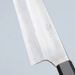Naoki Mazaki Shirogami #2 Migaki Ebony Gyuto 21 cm