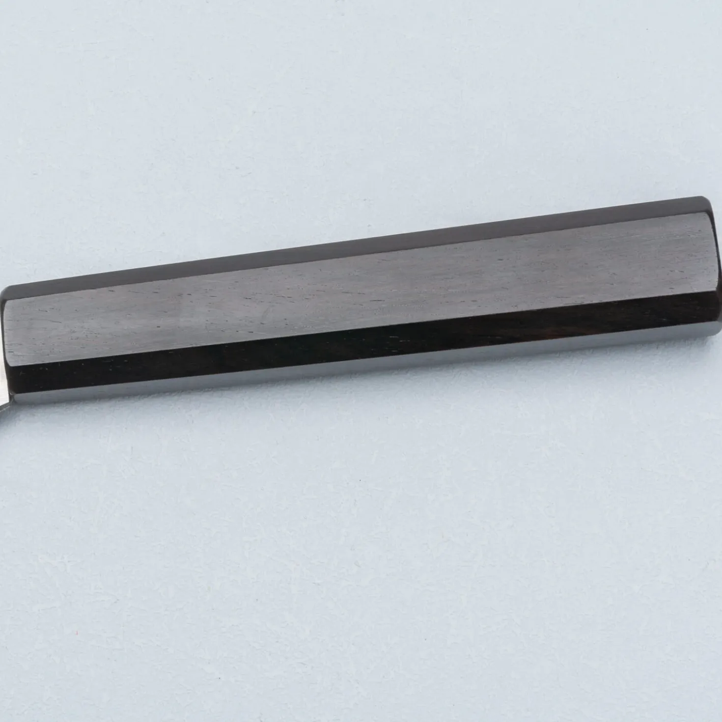 Naoki Mazaki Shirogami #2 Migaki Ebony Gyuto 21 cm