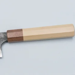 Naoki Mazaki Shirogami #2 Nashiji Kurouchi Gyuto 24 cm