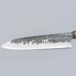 Naoki Mazaki Shirogami #2 Nashiji Kurouchi Gyuto 24 cm