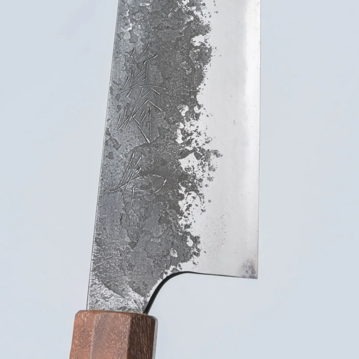 Naoki Mazaki Shirogami #2 Nashiji Kurouchi Gyuto 24 cm