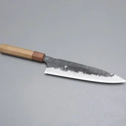 Naoki Mazaki Shirogami #2 Nashiji Gyuto 210