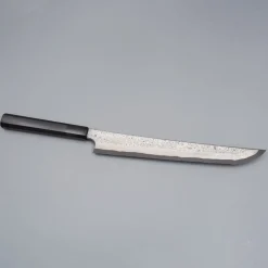 Nigara Aogami #2 Anmon Kurozome Sakimaru Yanagiba 27 cm