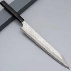 Nigara Aogami #2 Anmon Kurozome Kiritsuke Yanagiba 27 cm