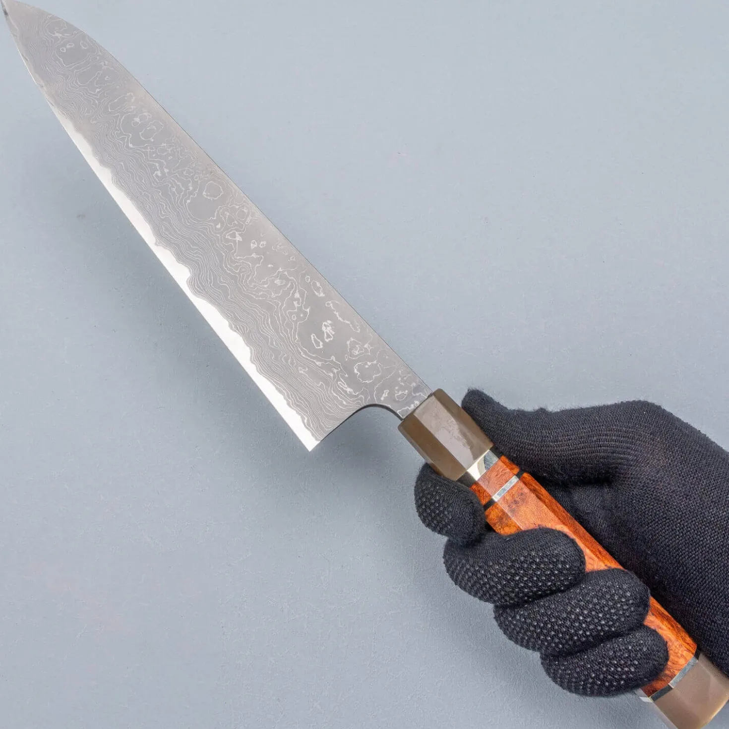 Nigara Aogami Twist Damast Hairline Gyuto 27 cm