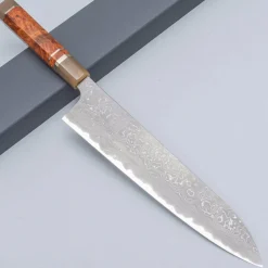 Nigara Aogami Twist Damast Hairline Gyuto 27 cm