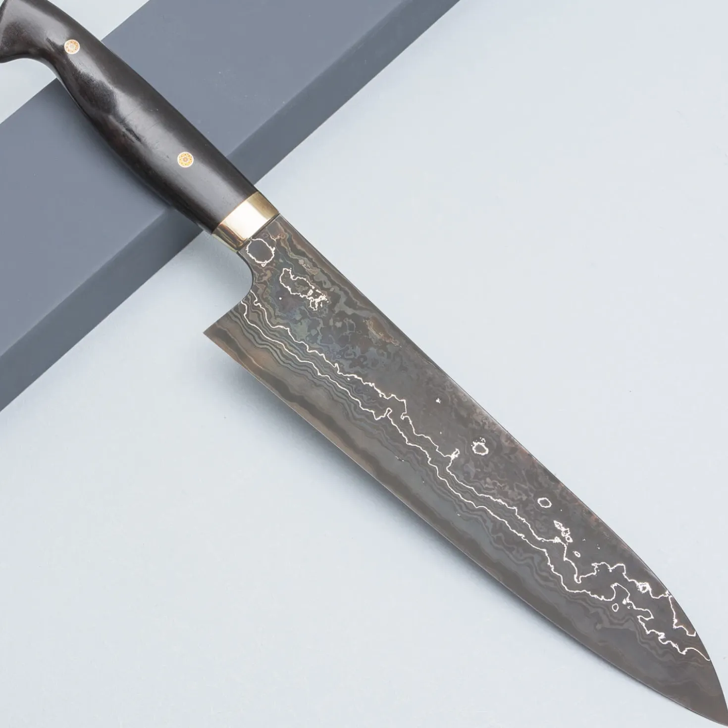 Nigara Kagetora Aogami #2 + Shirogami #2 Western Gyuto 24 cm
