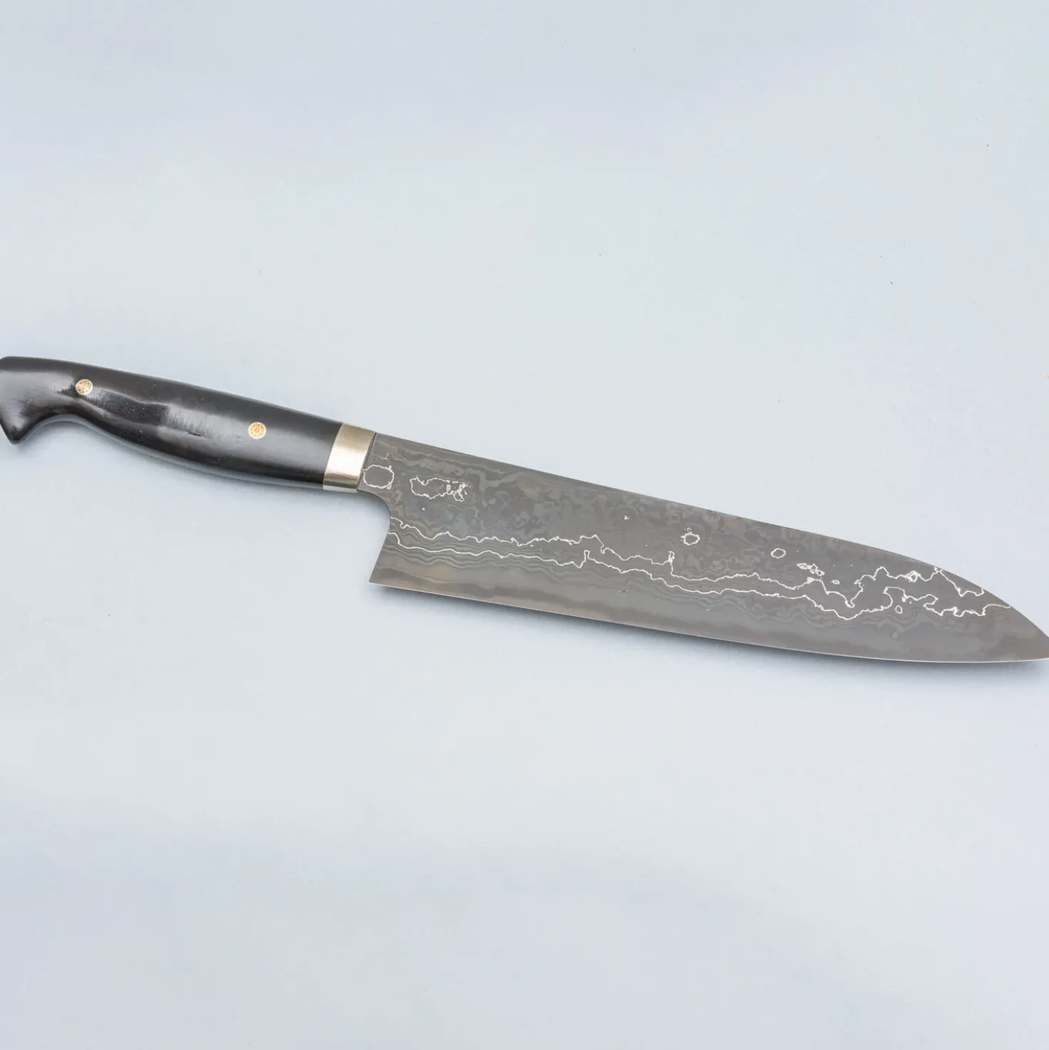 Nigara Kagetora Aogami #2 + Shirogami #2 Western Gyuto 24 cm