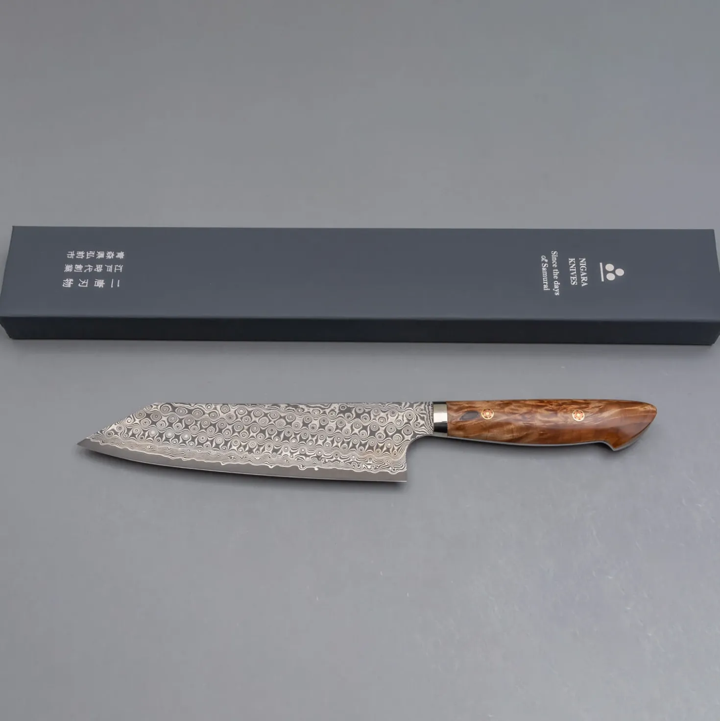 Nigara SG2 Damast Maple Kiritsuke 21 cm