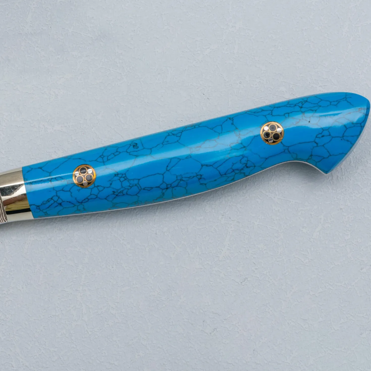 Nigara SG2 Damast Premium Blue Kiritsuke Petty 15 cm