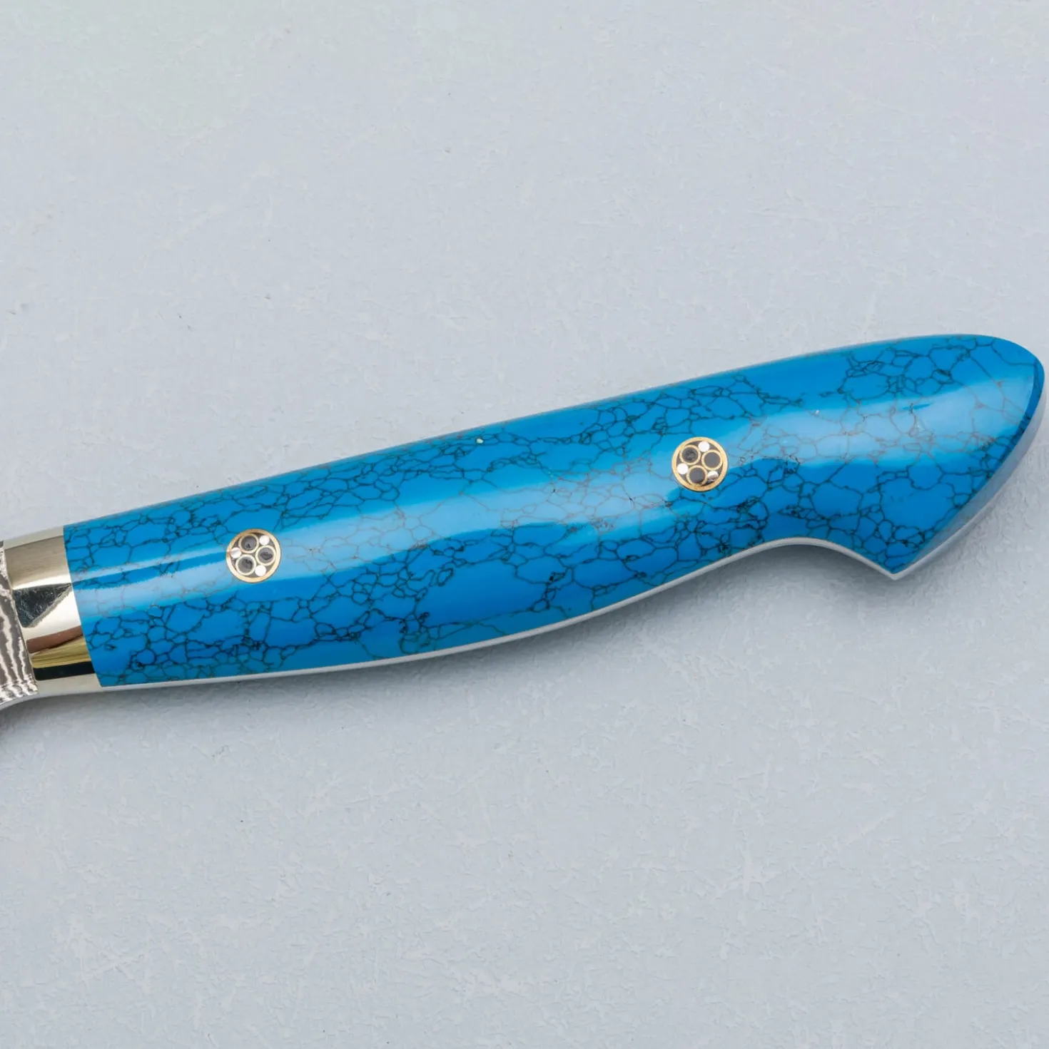 Nigara SG2 Damast Premium Dark Blue Gyuto 24 cm