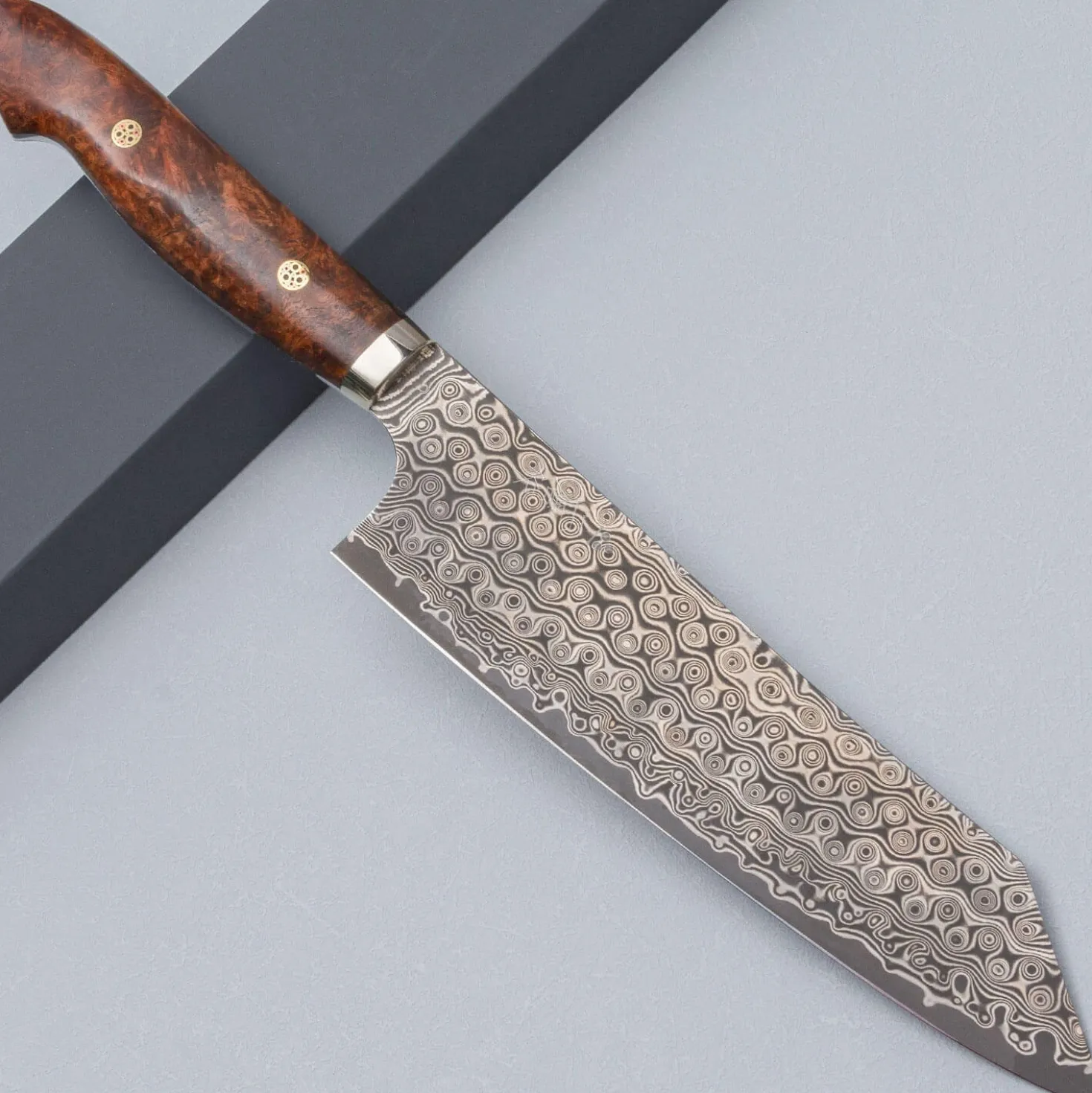 Nigara SG2 Damast Premium Karin Kiritsuke 21 cm