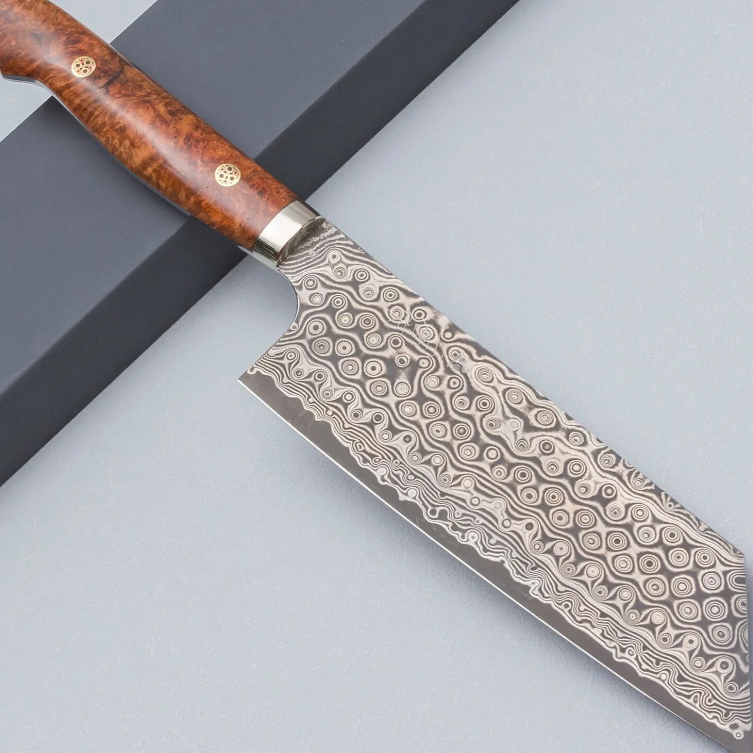 Nigara SG2 Damast Premium Karin Nakiri 18 cm