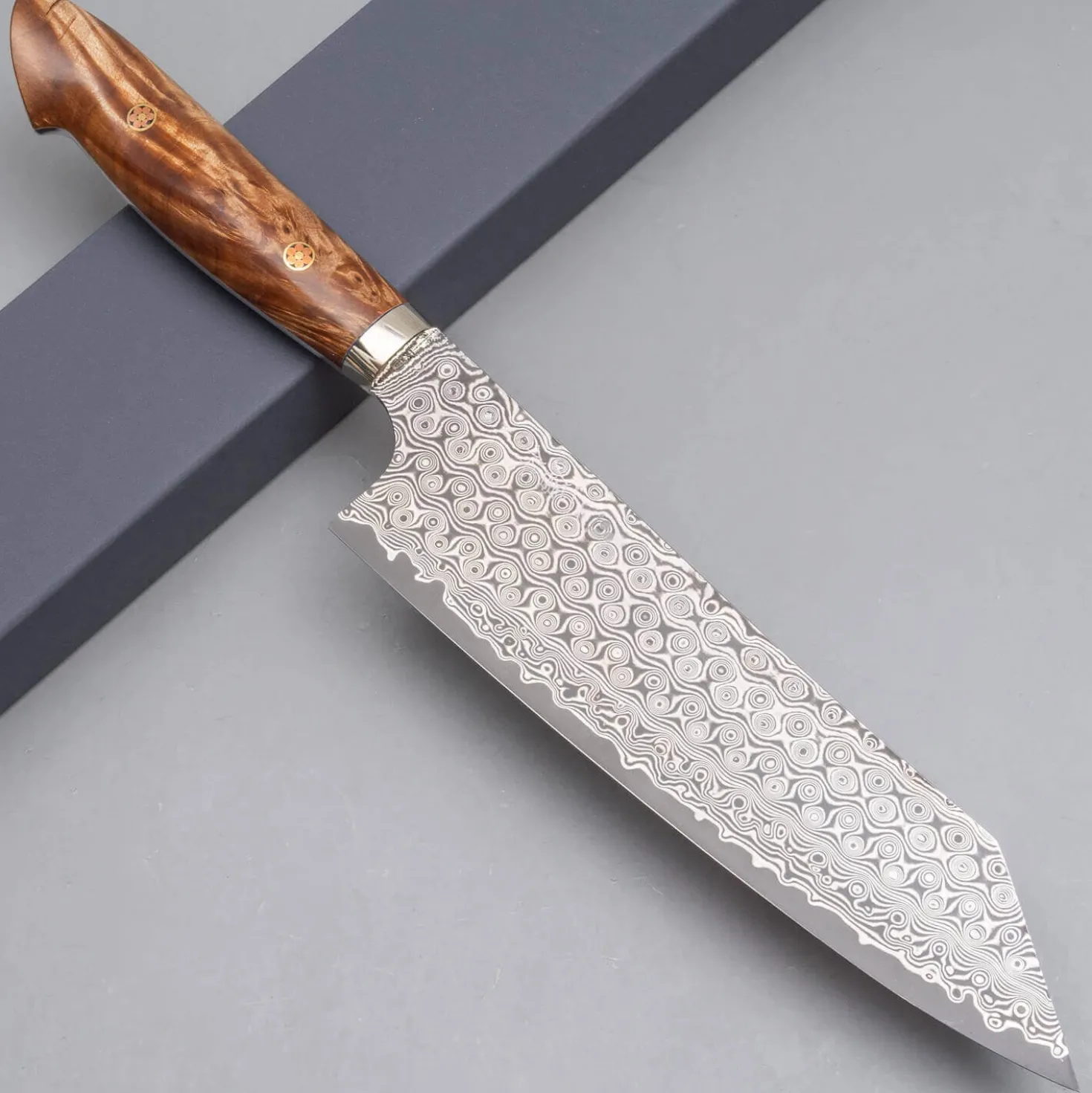 Nigara SG2 Damast Premium Maple Kiritsuke 24 cm
