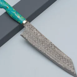 Nigara SG2 Damast Premium Mix Dots Kiritsuke 24 cm