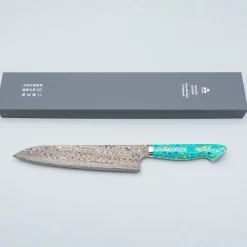 Nigara SG2 Damast Premium Mix Dots Gyuto 24 cm